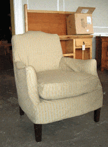 campo chair with custom slipcover