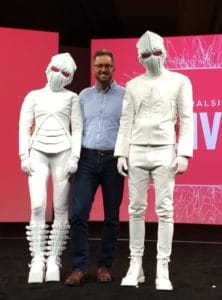 Custom costumes for Pluralsight's Zero and One with CEO Aaron Skonnard