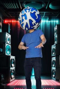 Custom DJ Helmet for USANA